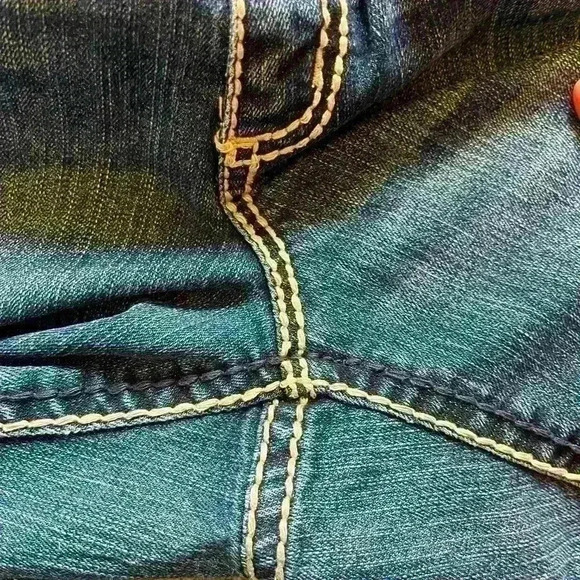 Nine West Jeans Date Night Fit Missy 8/29, EUC, Thick Stitch, Embroidered Pocket - Picture 5 of 14